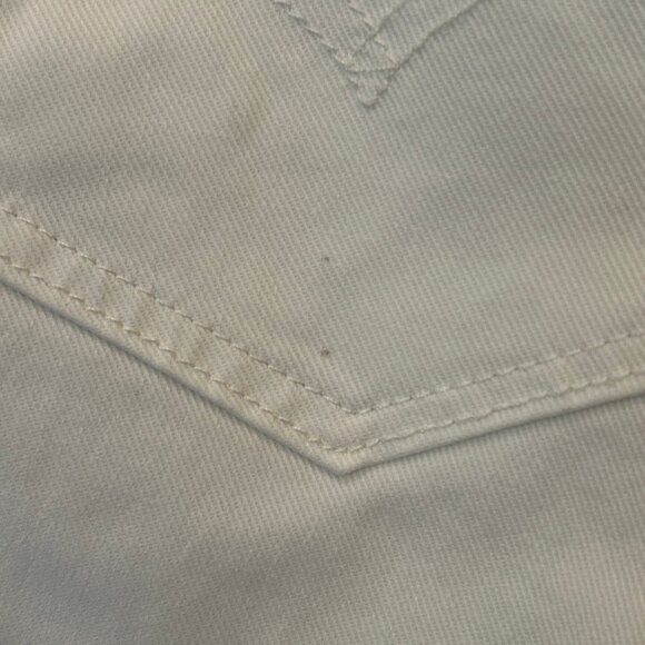 Levi's women's white skinny jeans, sz W30 L30 - Picture 8 of 13